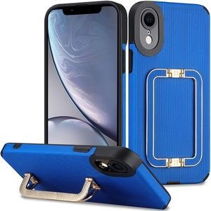iPhone XR Kickstand Case Blue